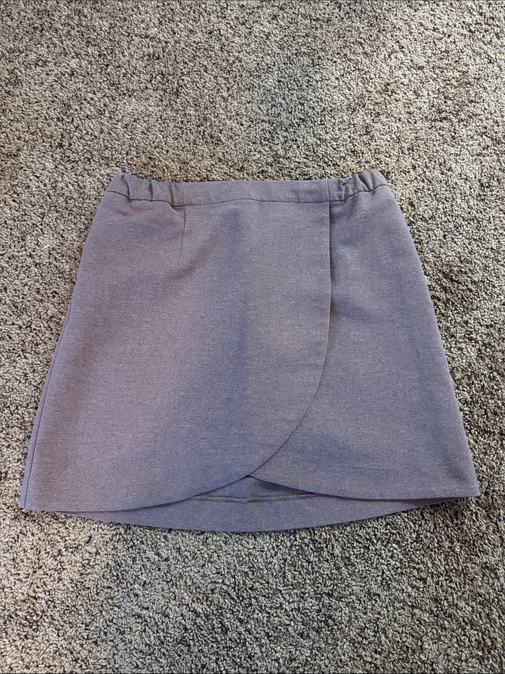 Express Women's Purple Tulip Wrap Mini Skirt